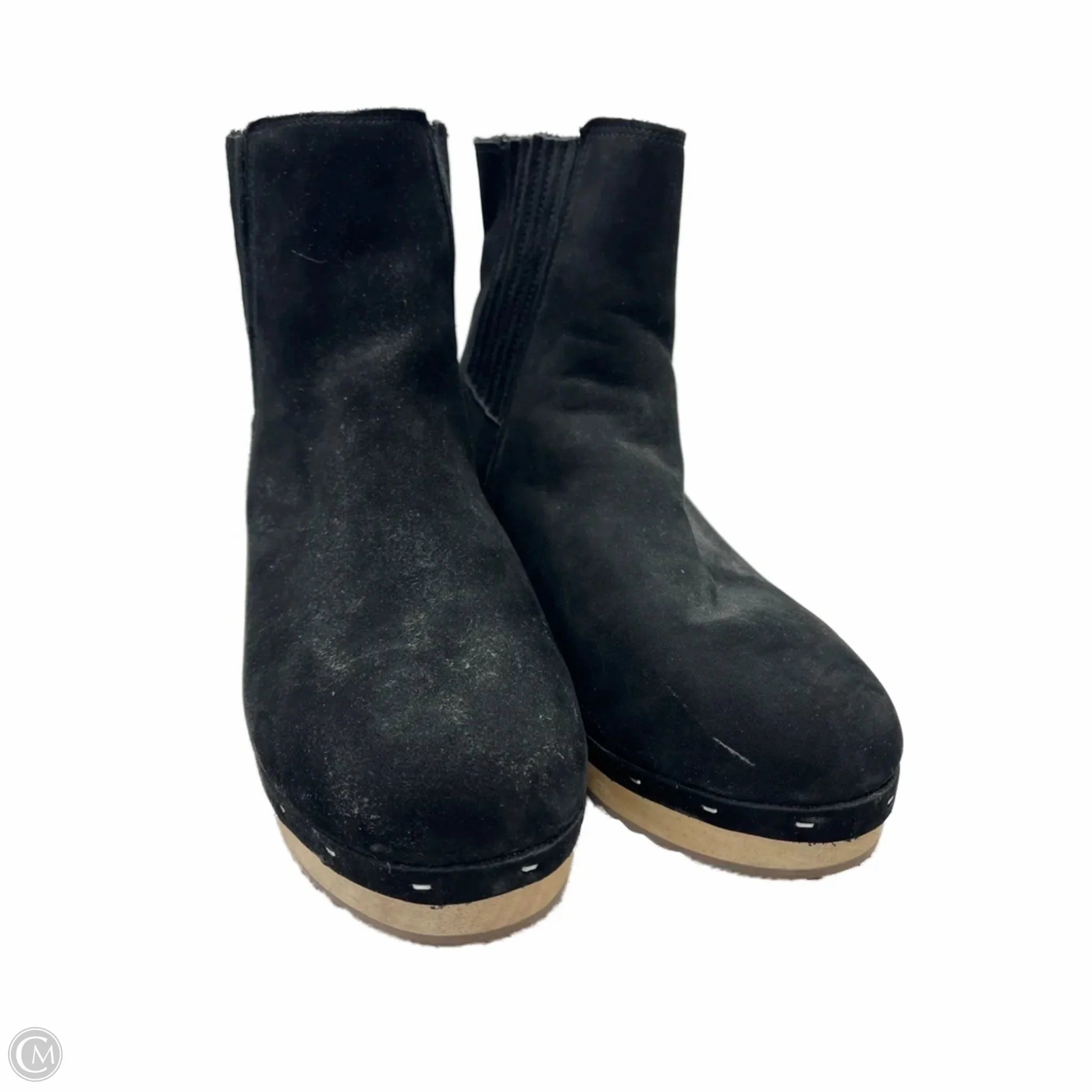 Archaeologist Comfortable Padding New! Boots Ankle Heels By Loft In Black, Size: 10