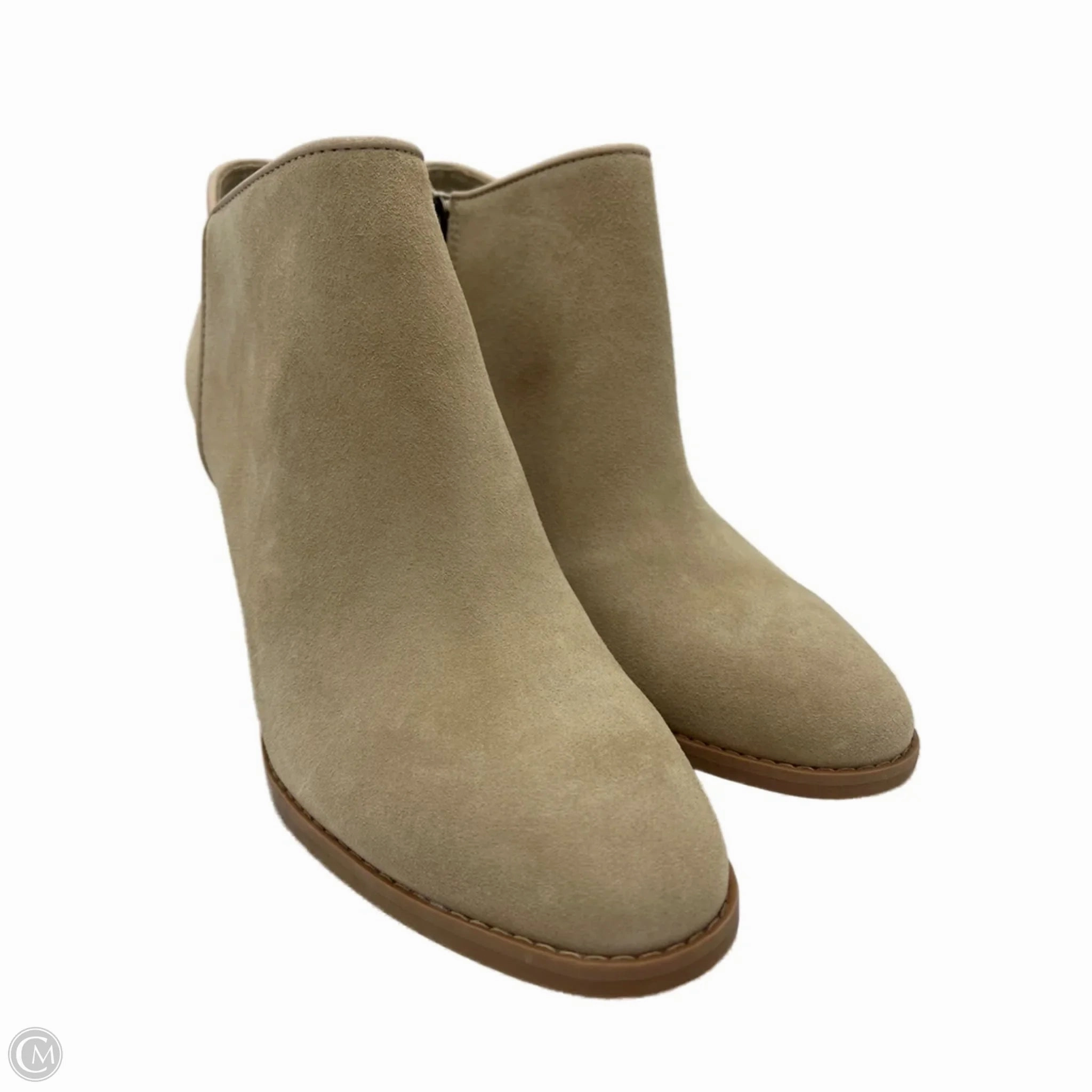 Slip Resistant Hiking Trails urban commuting New! Boots Ankle Heels By Toms In Tan, Size: 9