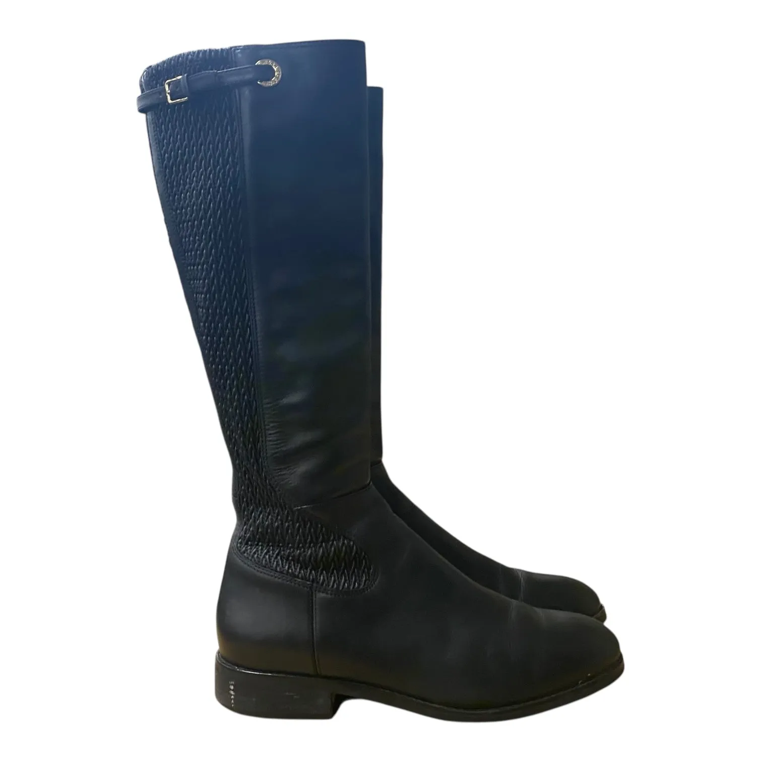 BOOTS KNEE FLATS by COLE-HAAN In BLACK, Size: 9 Cold-Weather Essentials