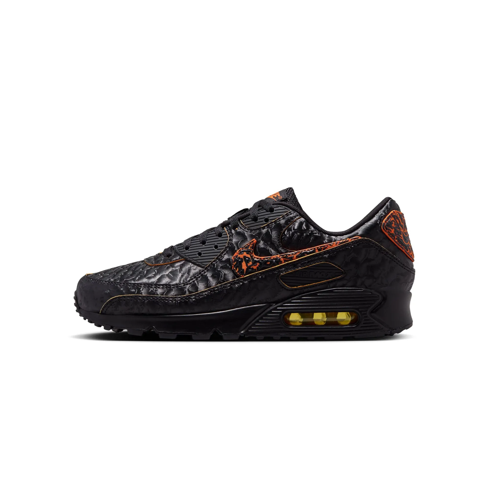 compression foam Torsional Stability Feature Nike Mens Air Max 90 QS "Volcano" Shoes