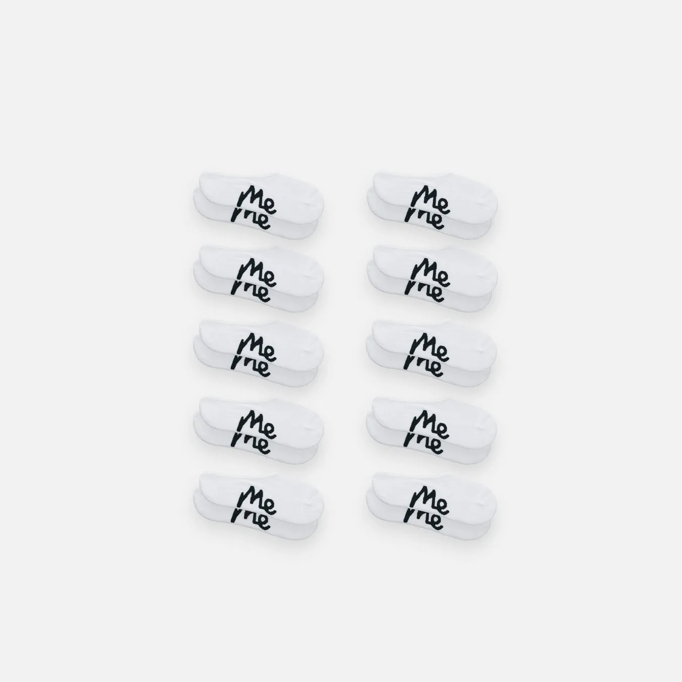 No Show Sock 10-Pack | White