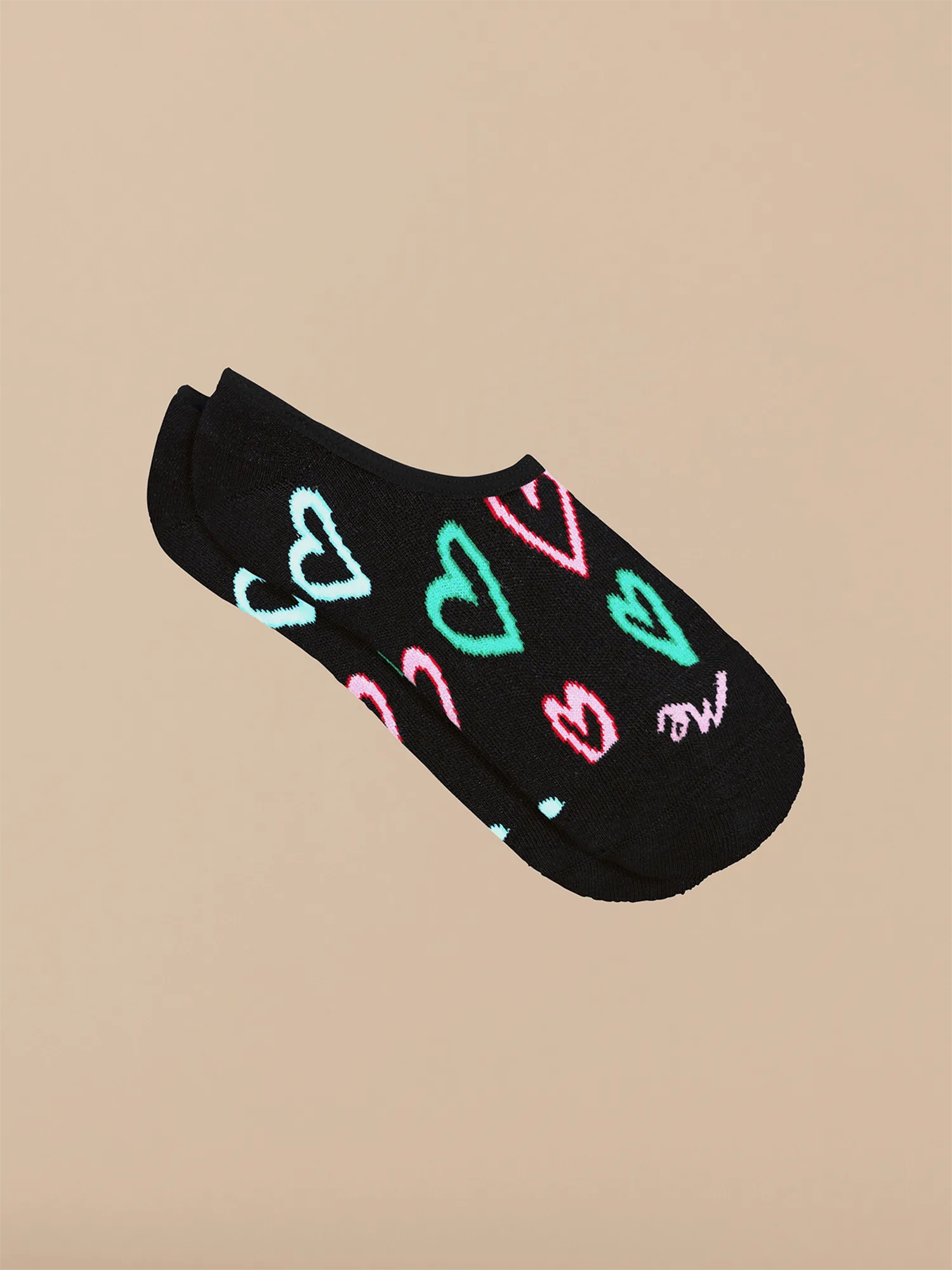 No Show Sock 3-Pack | Electric Hearts Pack