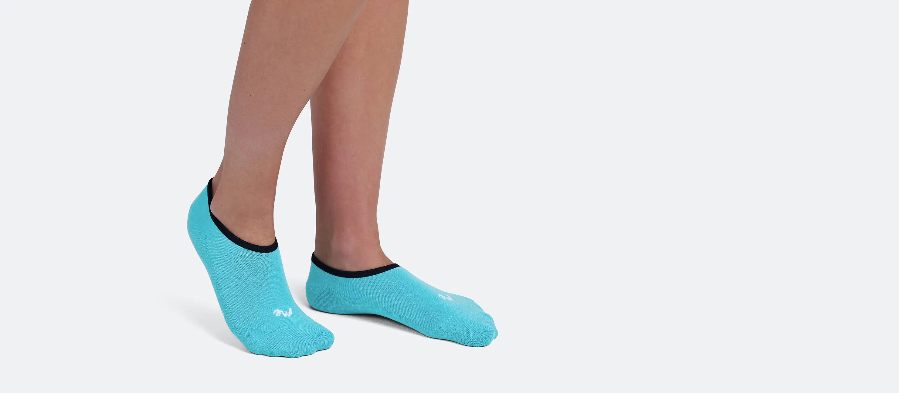 No Show Sock | Blue Ombre