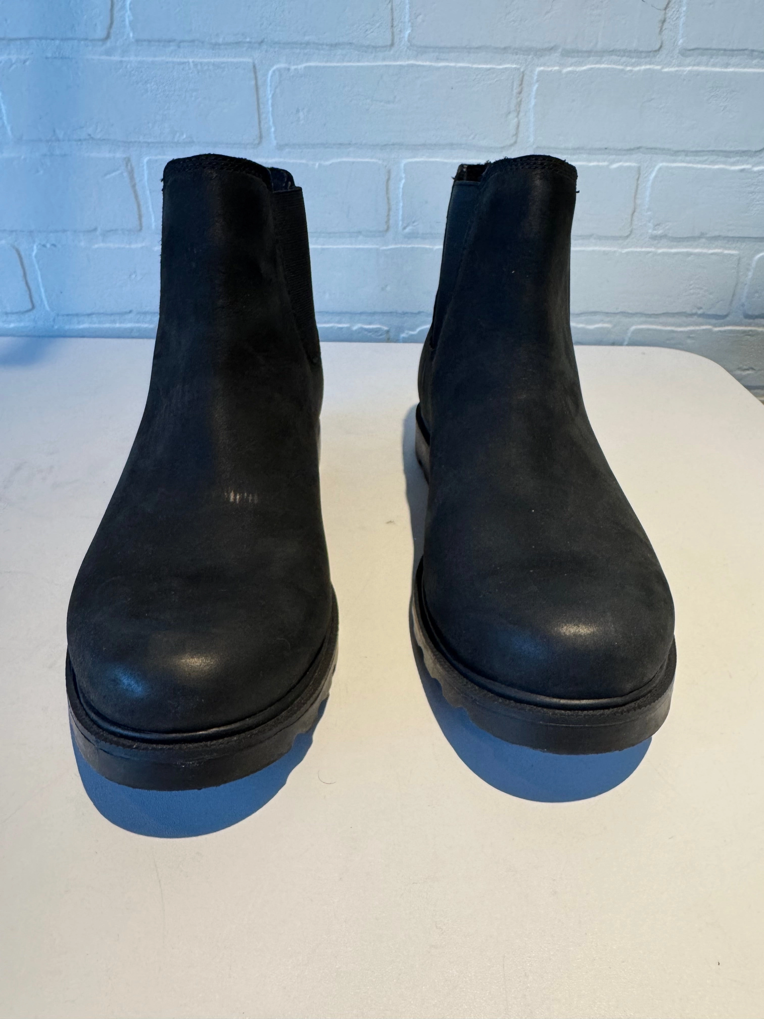 Boots Ankle Flats By Sorel In Black, Size: 10.5 All Terrain Grip Seamless Comfort River Crossing