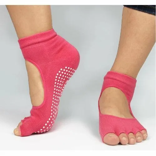 Non-Slip Yoga Socks for Women Pilates Barre (1- or 2-Pair)