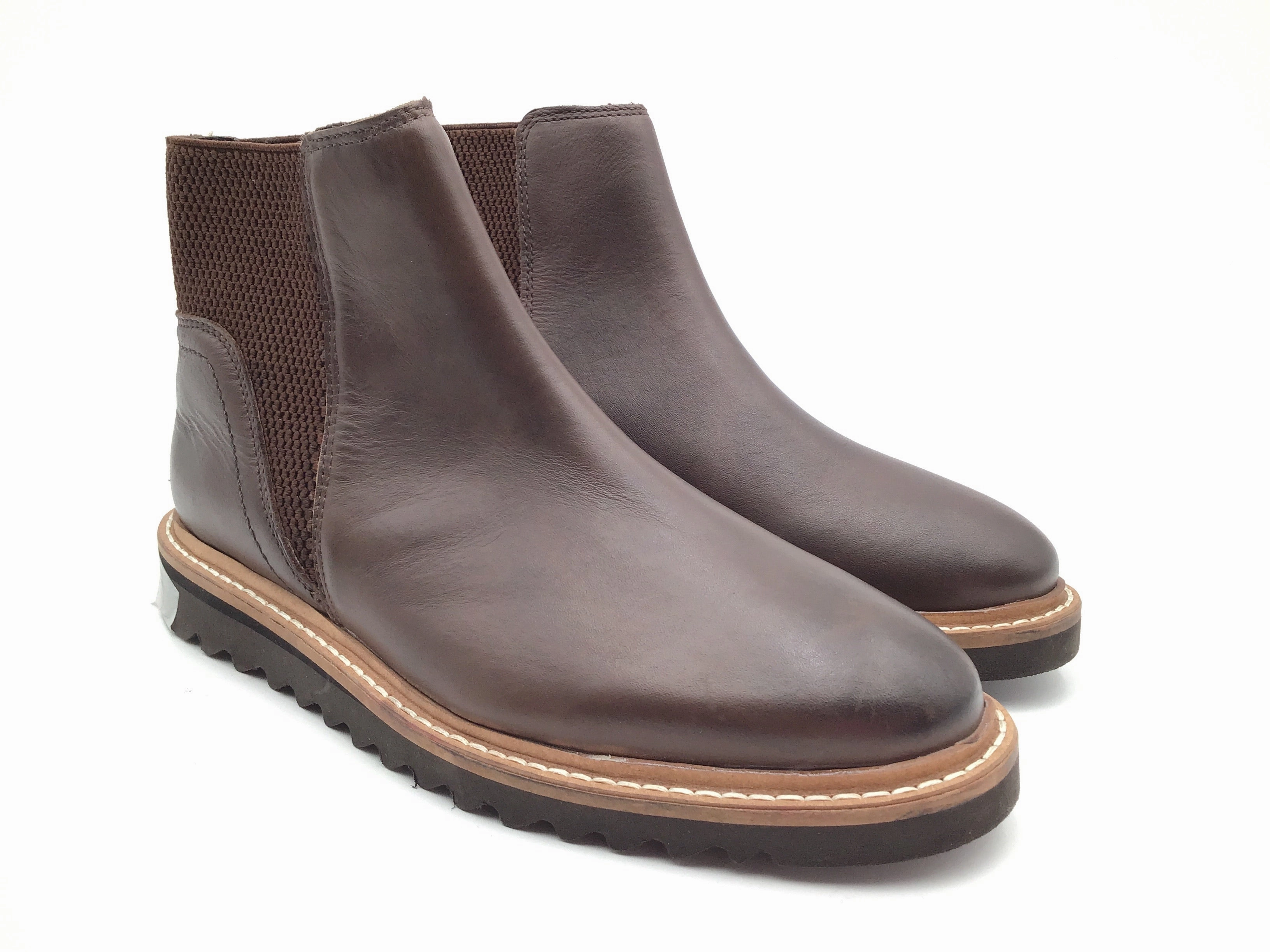 Shock Absorbing Snowy Path Comfort Cushion Boots Ankle Flats By Clothes Mentor In Brown, Size: 7