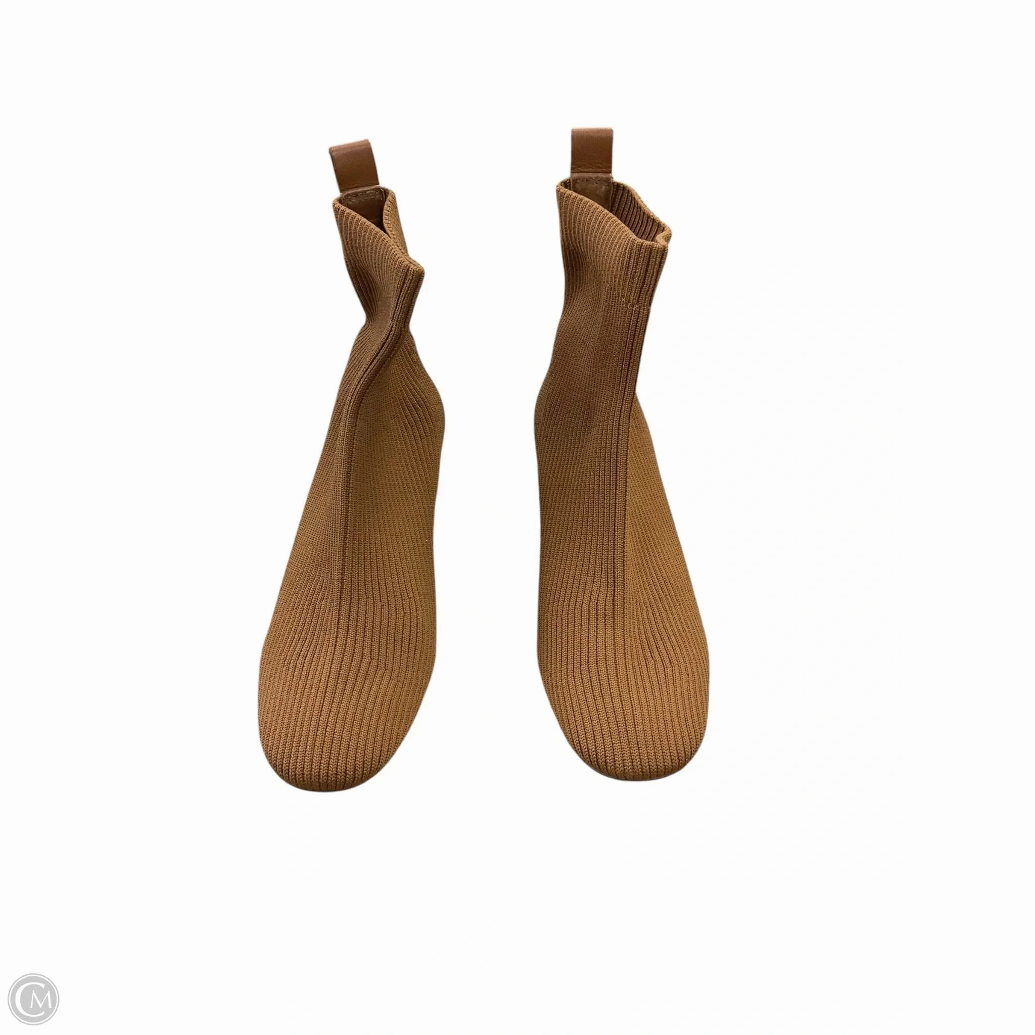 Durable Shell All Day Wear Boots Ankle Heels By Everlane In Brown, Size: 7