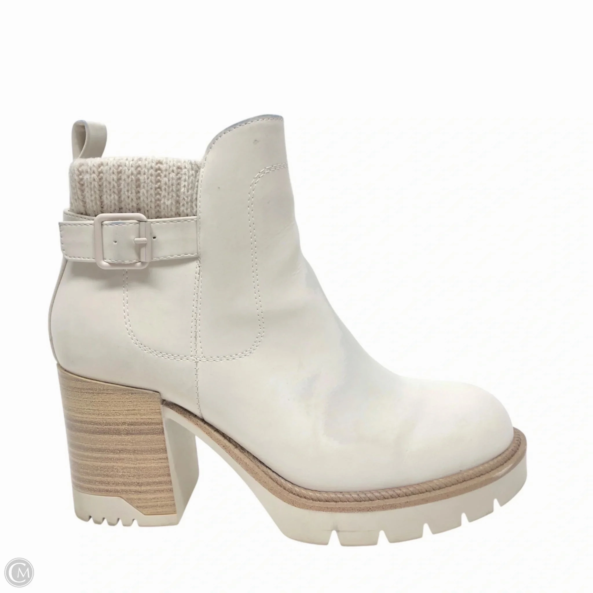 Rugged Built Weather Resistant User Boots Ankle Heels By Altard State In White, Size: 8