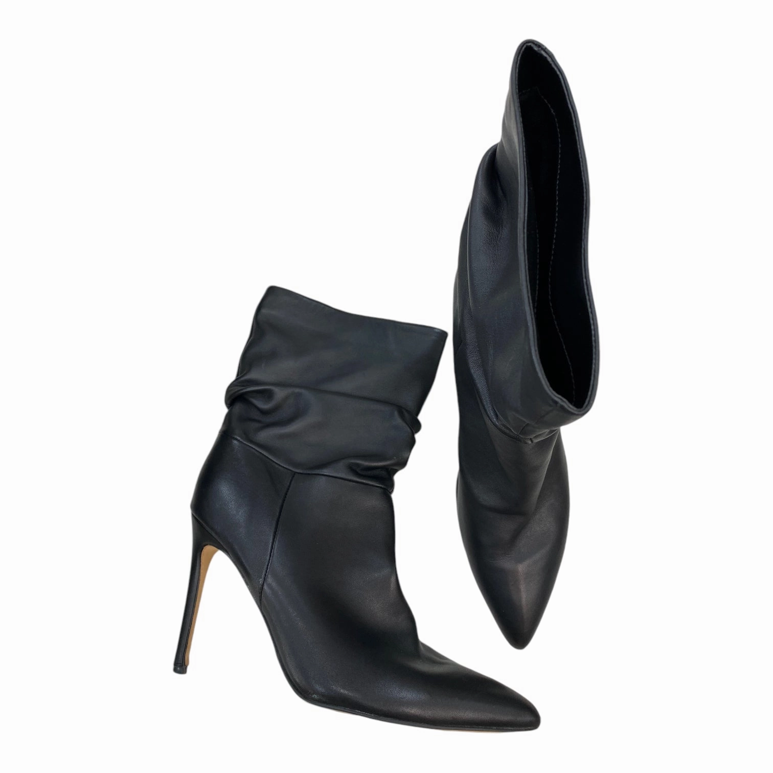 Boots Ankle Heels By Nine West In Black, Size: 12 Flexible Outsole