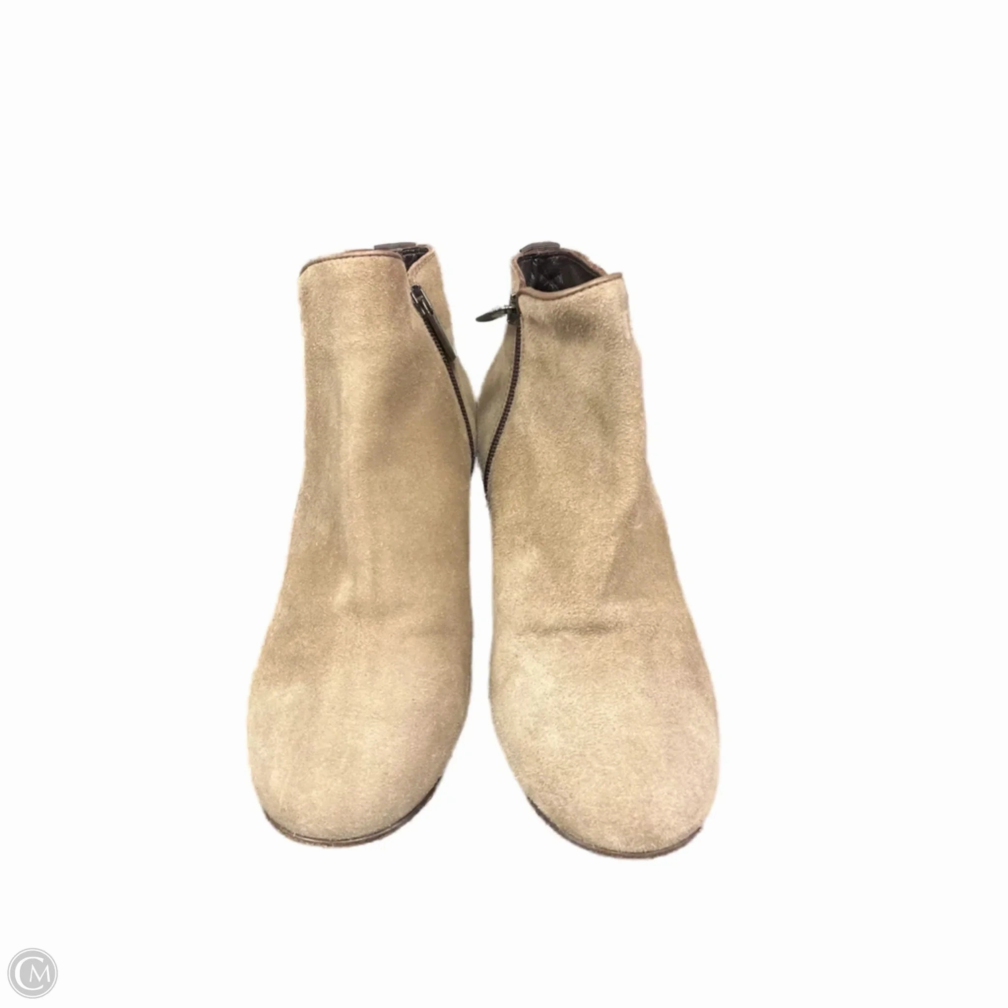 Boots Ankle Heels By Clothes Mentor In Tan, Size: 8.5 Extreme Durability Winter Protection