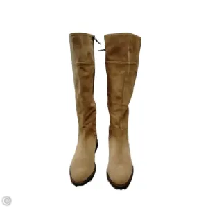 Boots Knee Heels By Franco Sarto In Brown, Size: 8.5 Holiday Wear
