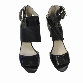 Shoes Heels Stiletto By Michael By Michael Kors In Black, Size: 7 Open Back Heeled Sandals