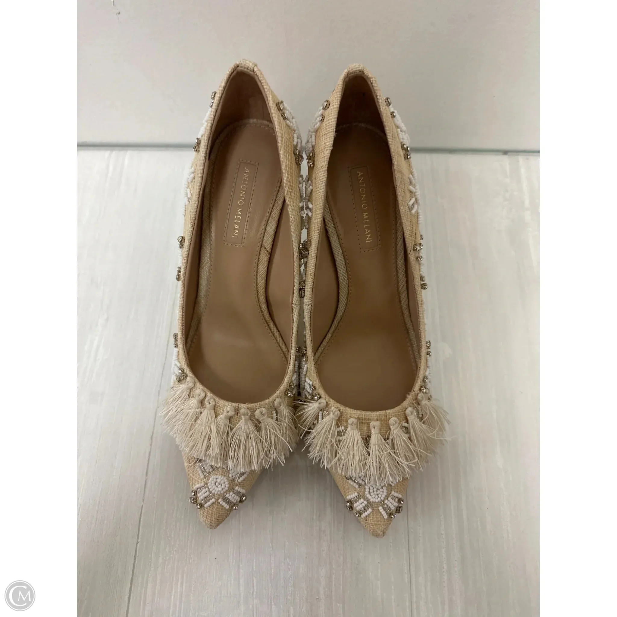 Chic Appeal Casual Office Heels Shoes Heels Stiletto By Antonio Melani In Cream, Size: 7.5