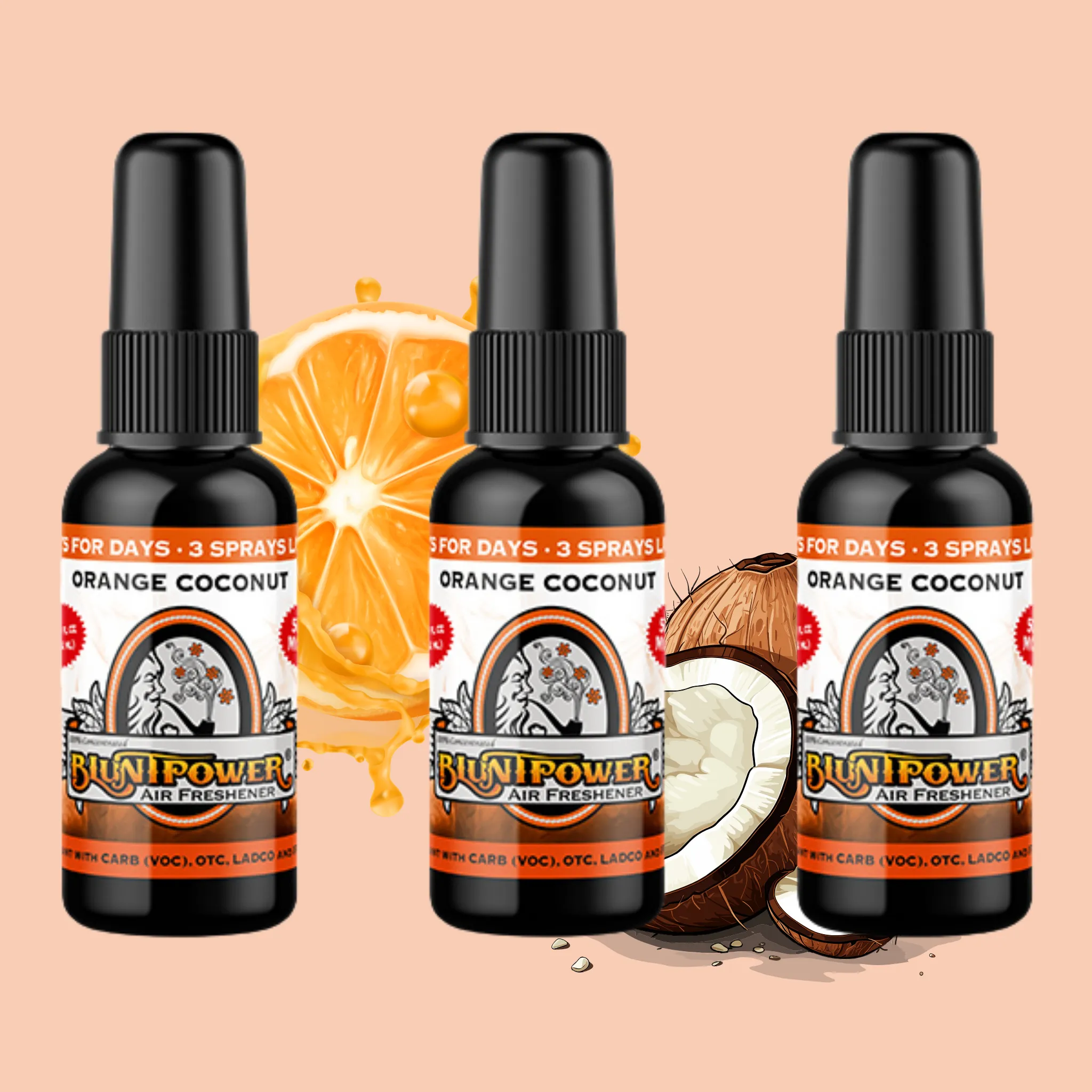 Orange Coconut Air Freshener Spray
