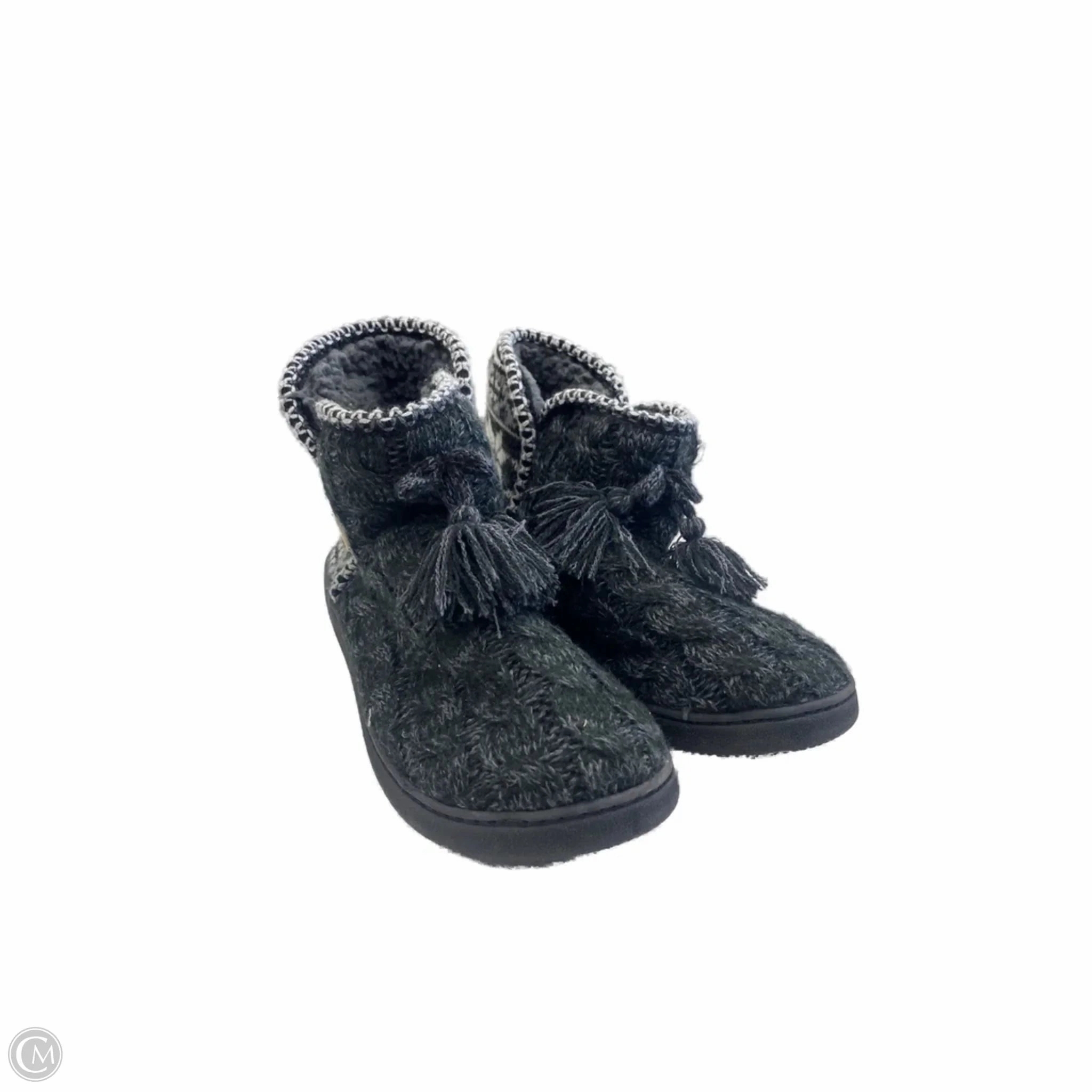 Boots Ankle Flats By Muk Luks In Grey, Size: 10 Snow Grip
