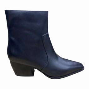 Padded Interior Outdoor Explorer Boots Ankle Heels By Franco Sarto In Black, Size: 8.5