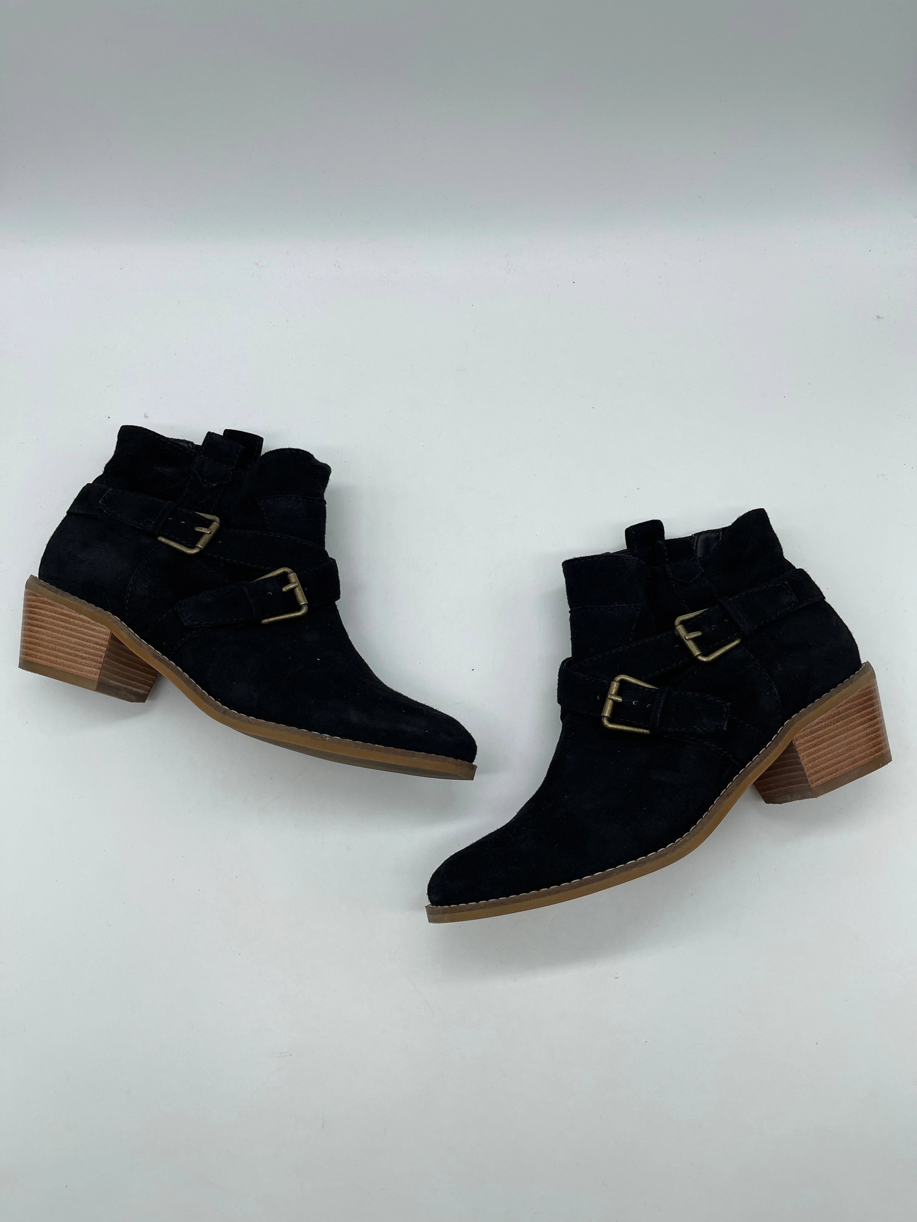 slim fit Boots Ankle Heels By Cole-haan In Black, Size: 7