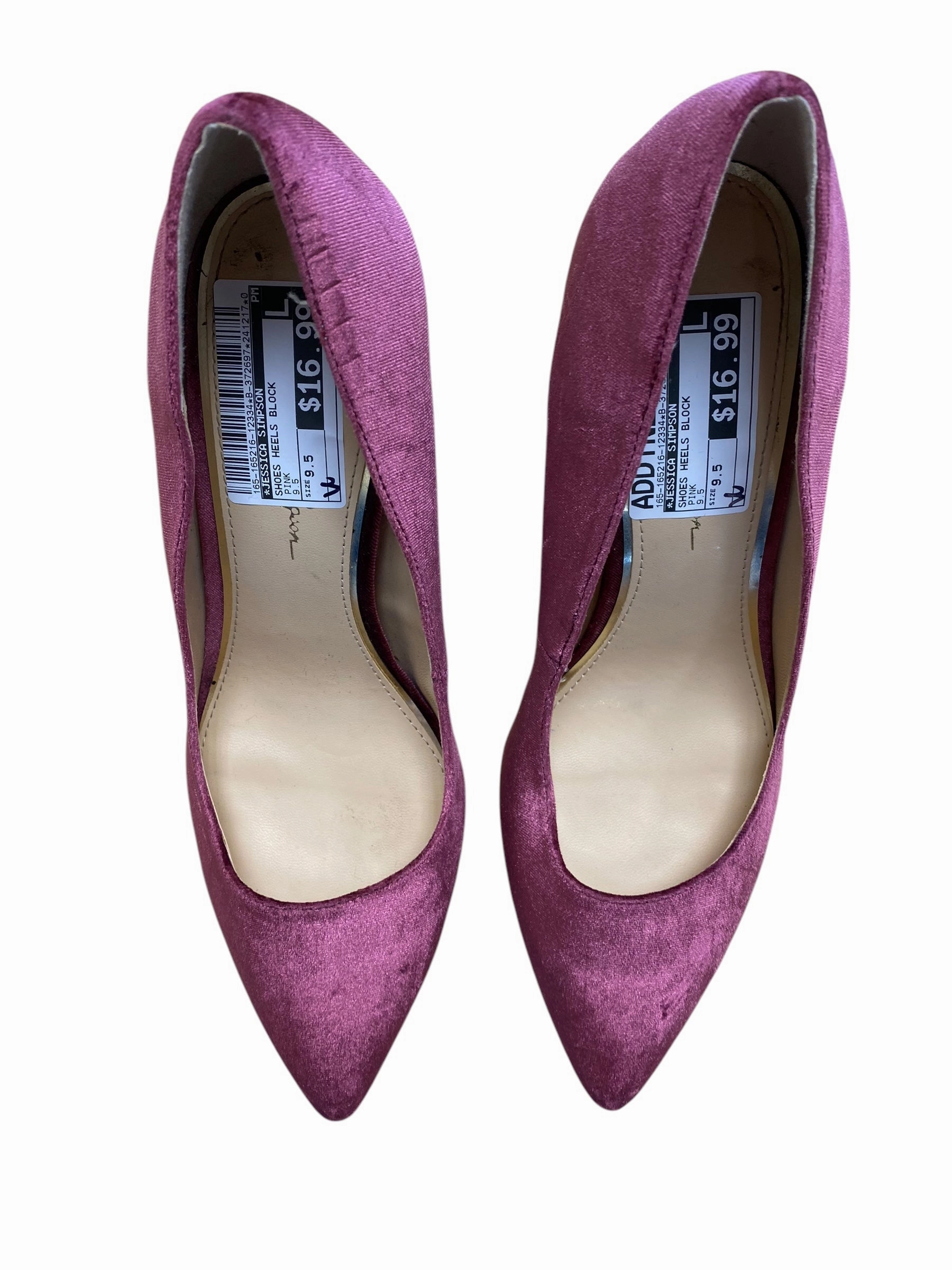 Shoes Heels Block By Jessica Simpson In Pink, Size: 9.5 High Quality