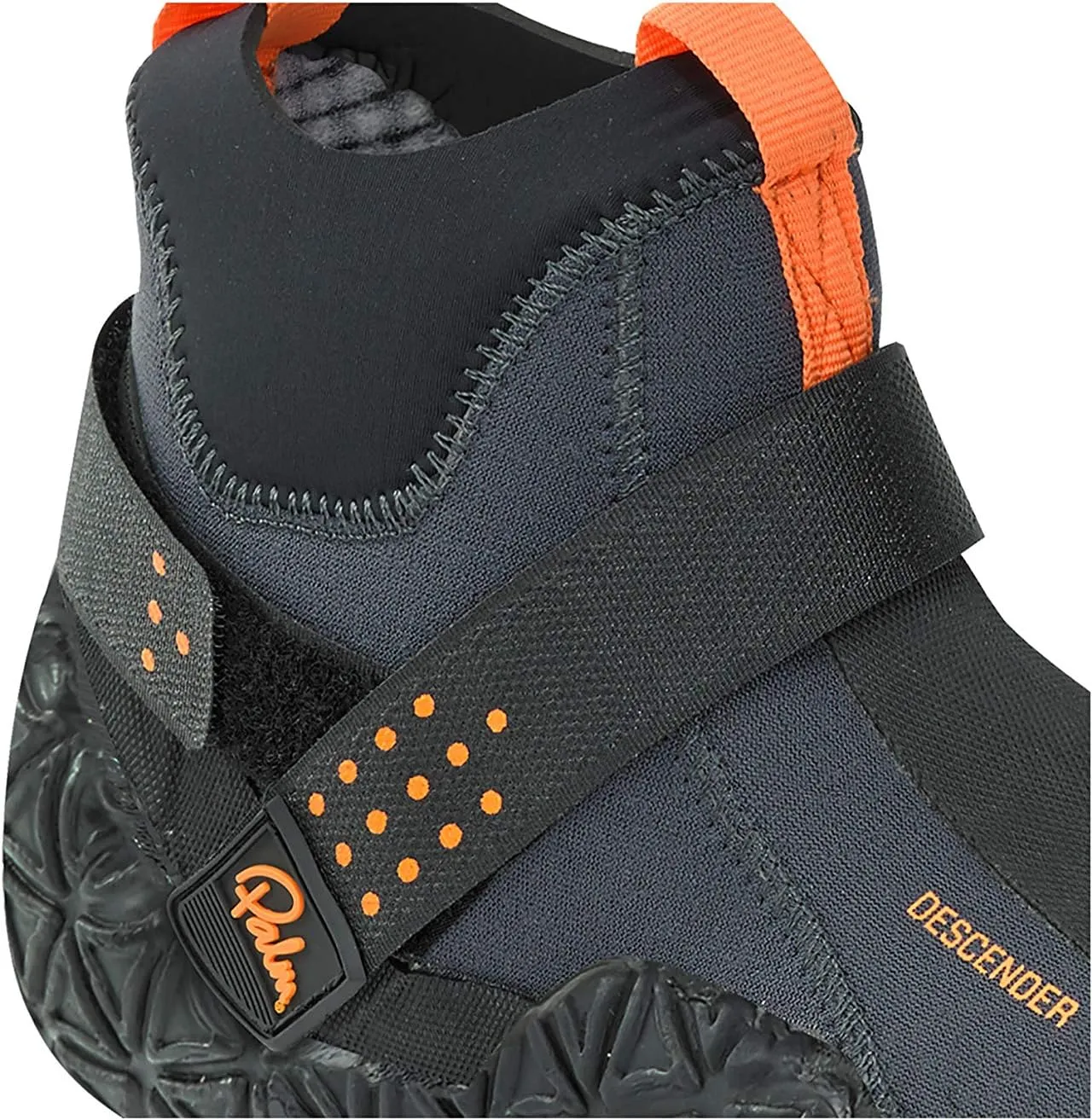 Palm Kayak or Kayaking - Descender Kayak Shoes - Jet Grey - Thermal Warm Heat Layer Layers Quick Dry - Unisex