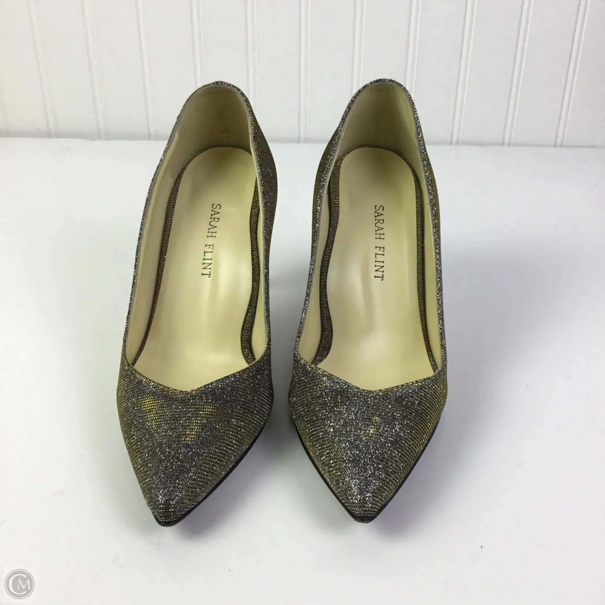 Shoes Heels Stiletto By Cma In Gold & Silver, Size: 6 Graceful Lightweight Design
