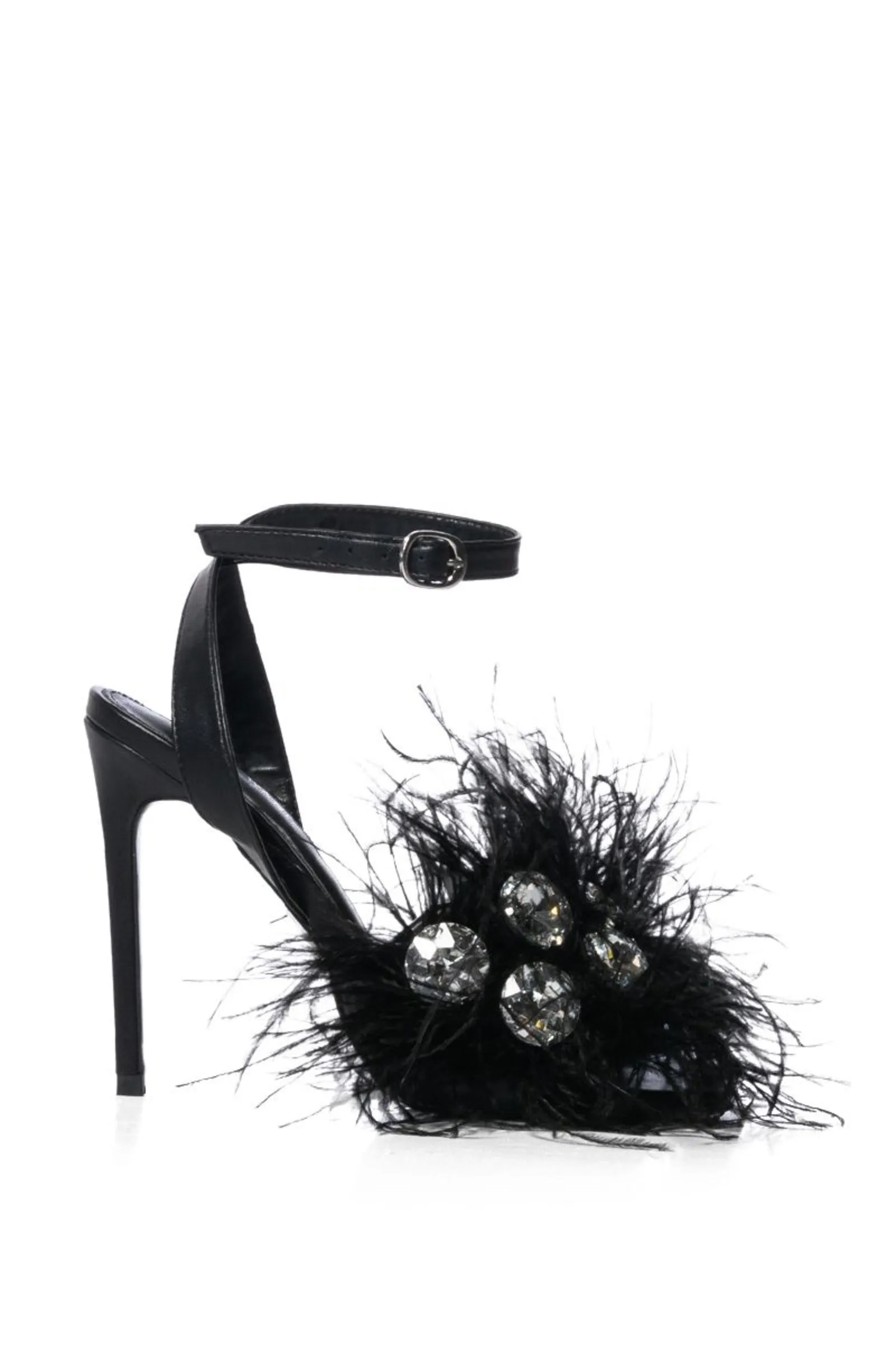 PAVO-BLACK STILETTO SANDAL