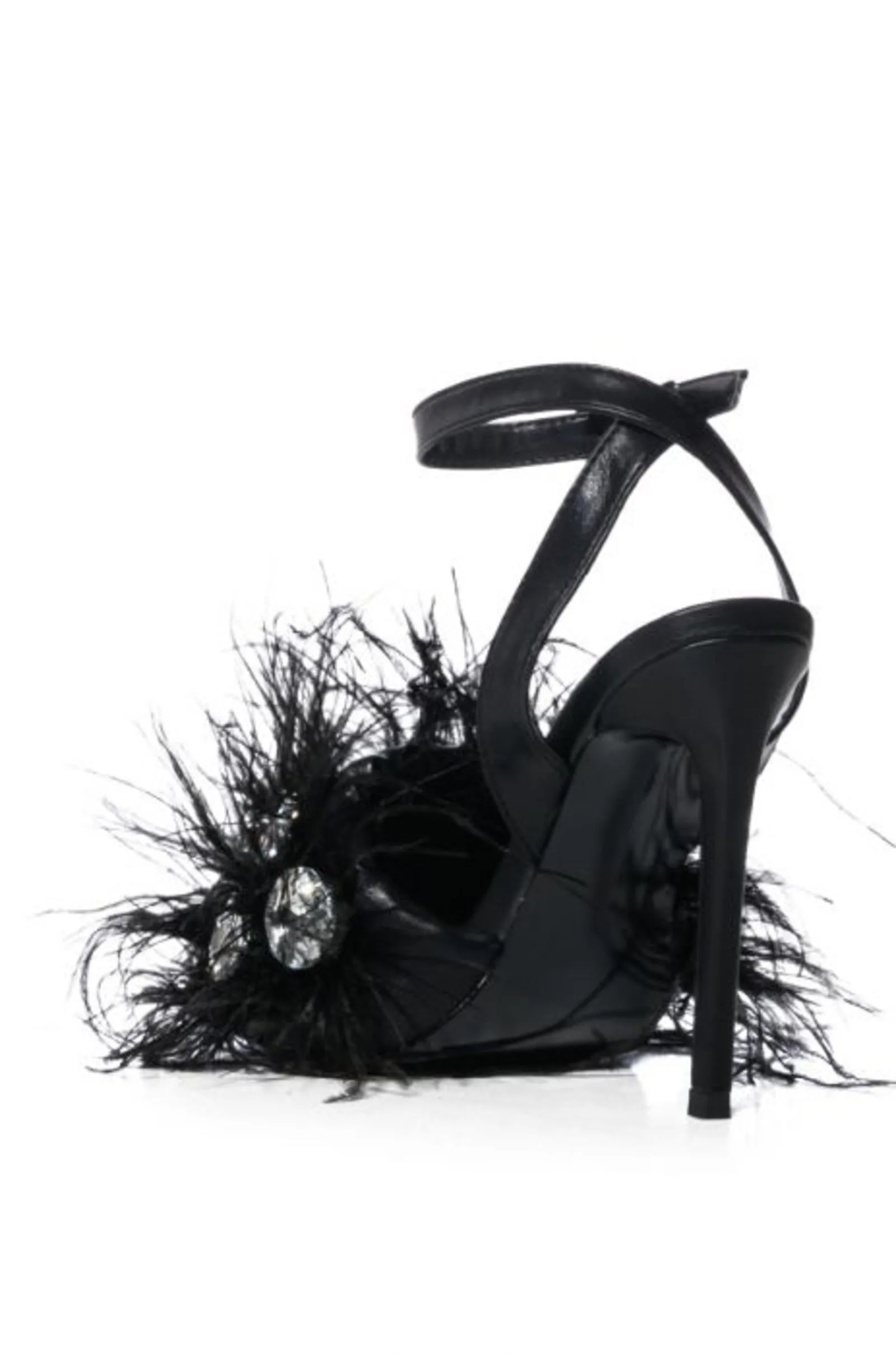 PAVO-BLACK STILETTO SANDAL