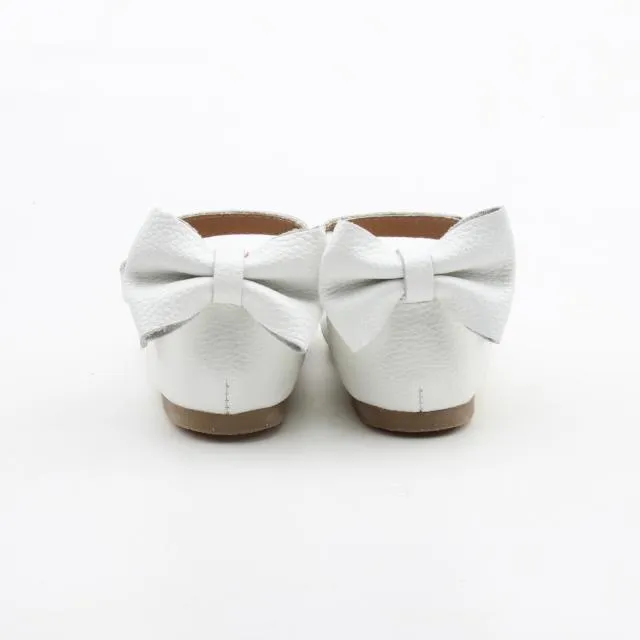 'Pearl' Leather Dolly Children's Shoes - Hard Sole