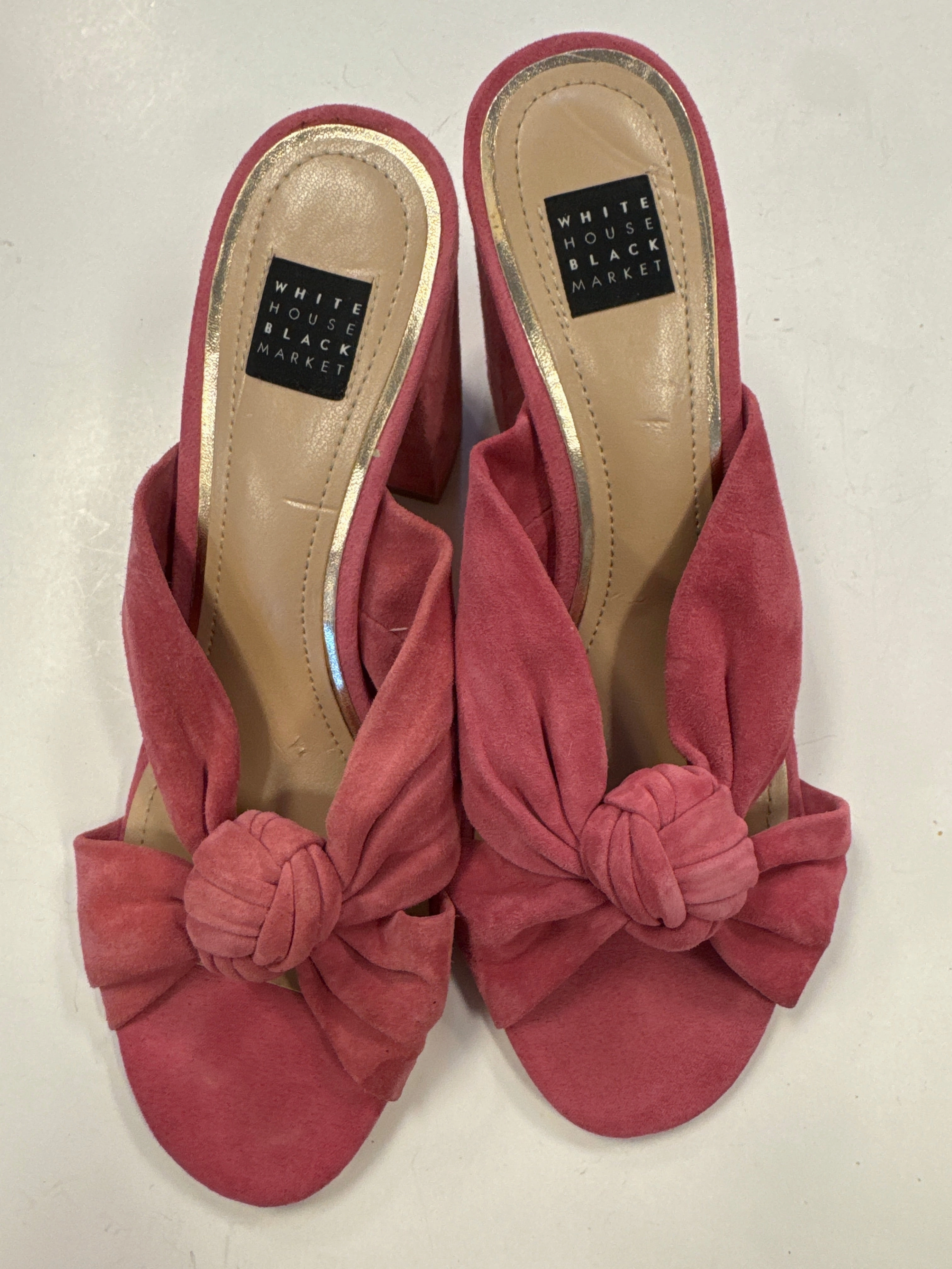 Evening Heels for Bridesmaids Shoes Heels Block By White House Black Market In Pink, Size: 6.5