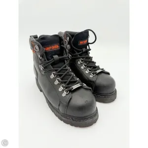 Boots Mid-calf Flats By Harley Davidson In Black, Size: 8 Trendy Outfit