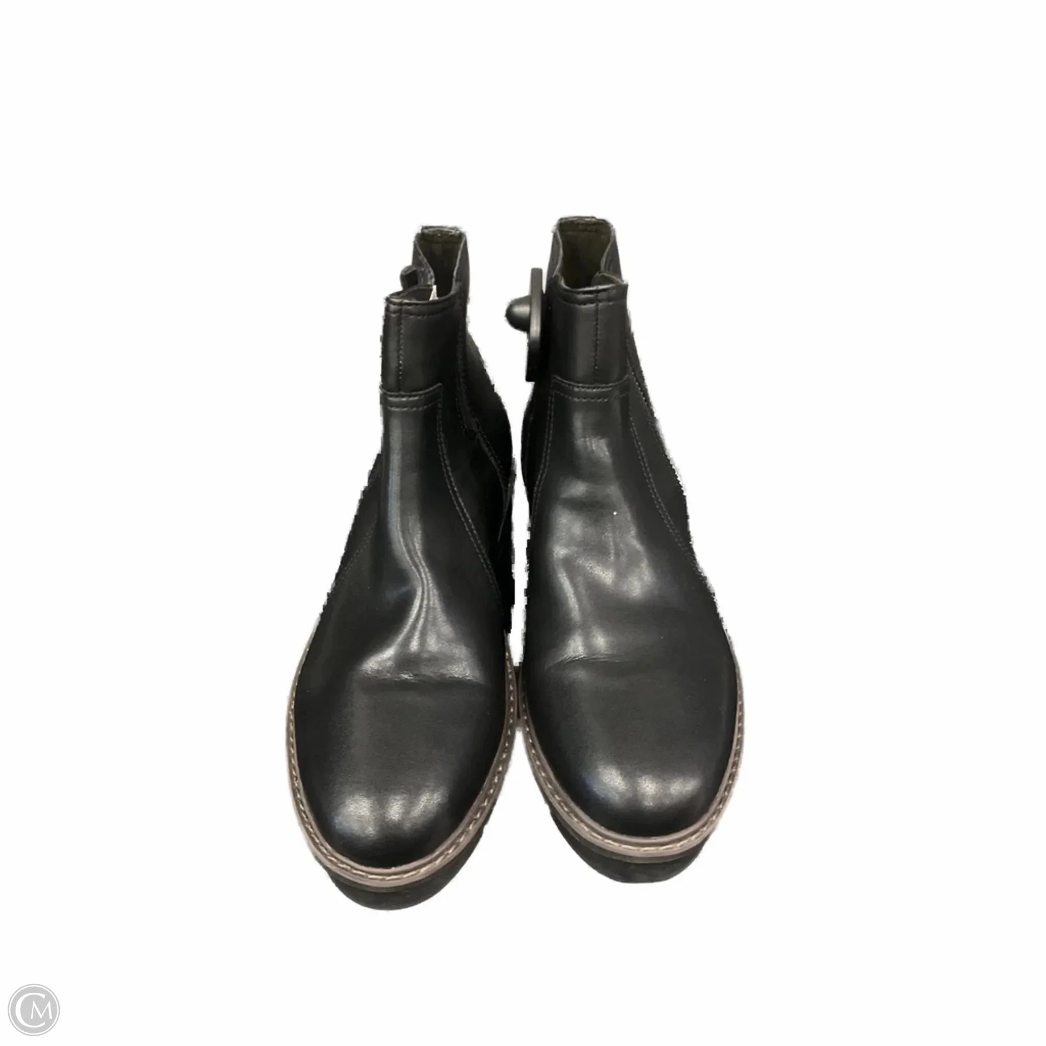 Boots Ankle Flats By Clarks In Black, Size: 11 Comfortable Arch Support Flexible Frame Night Travel