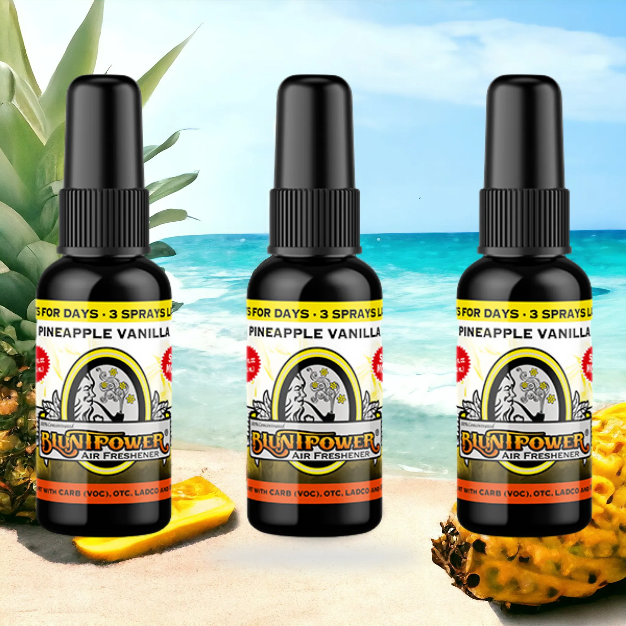Pineapple Vanilla Air Freshener Bundle (3 Pack)