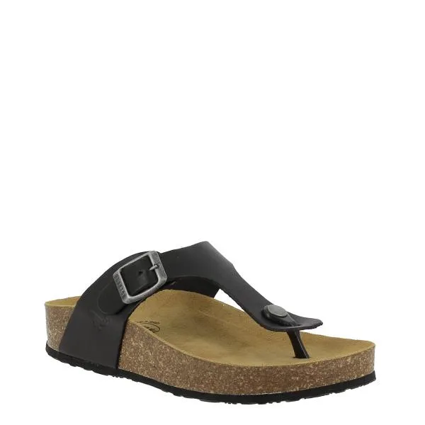Plakton 341671 Black Thong Sandals