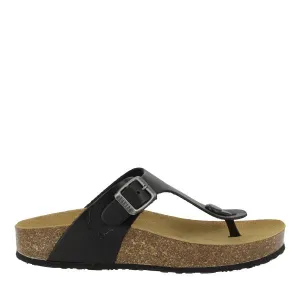 Plakton 341671 Black Thong Sandals