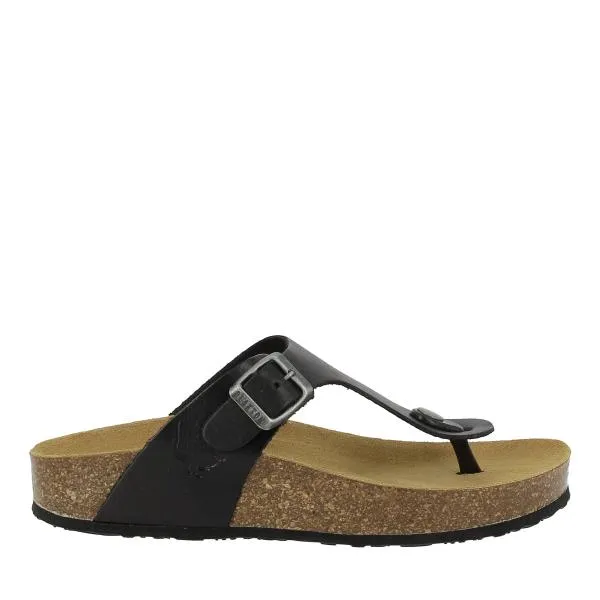 Plakton 341671 Black Thong Sandals