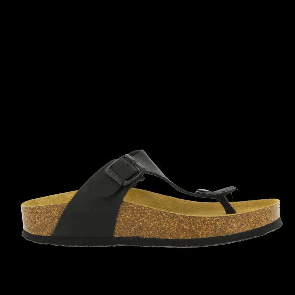 Plakton 341671 Black Thong Sandals