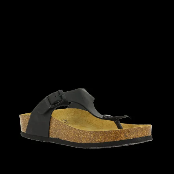 Plakton 341671 Black Thong Sandals