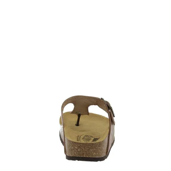 Plakton 341671 Taupe Thong Sandals