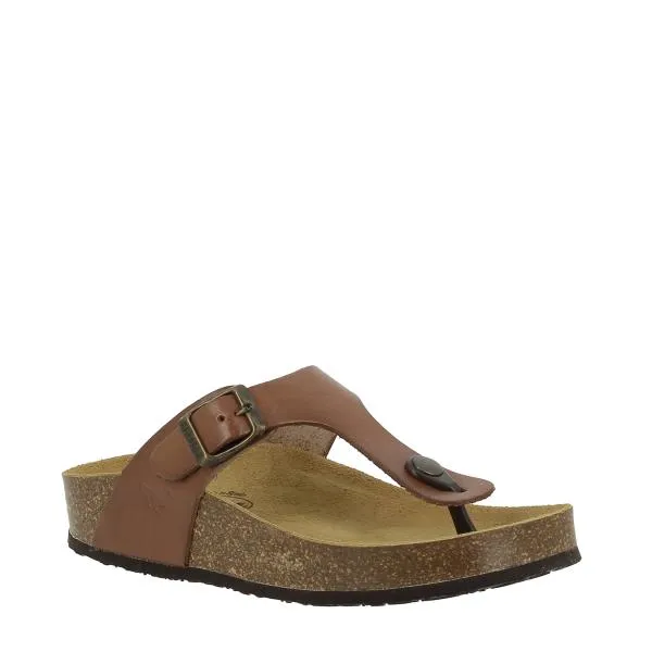 Plakton 341671 Taupe Thong Sandals