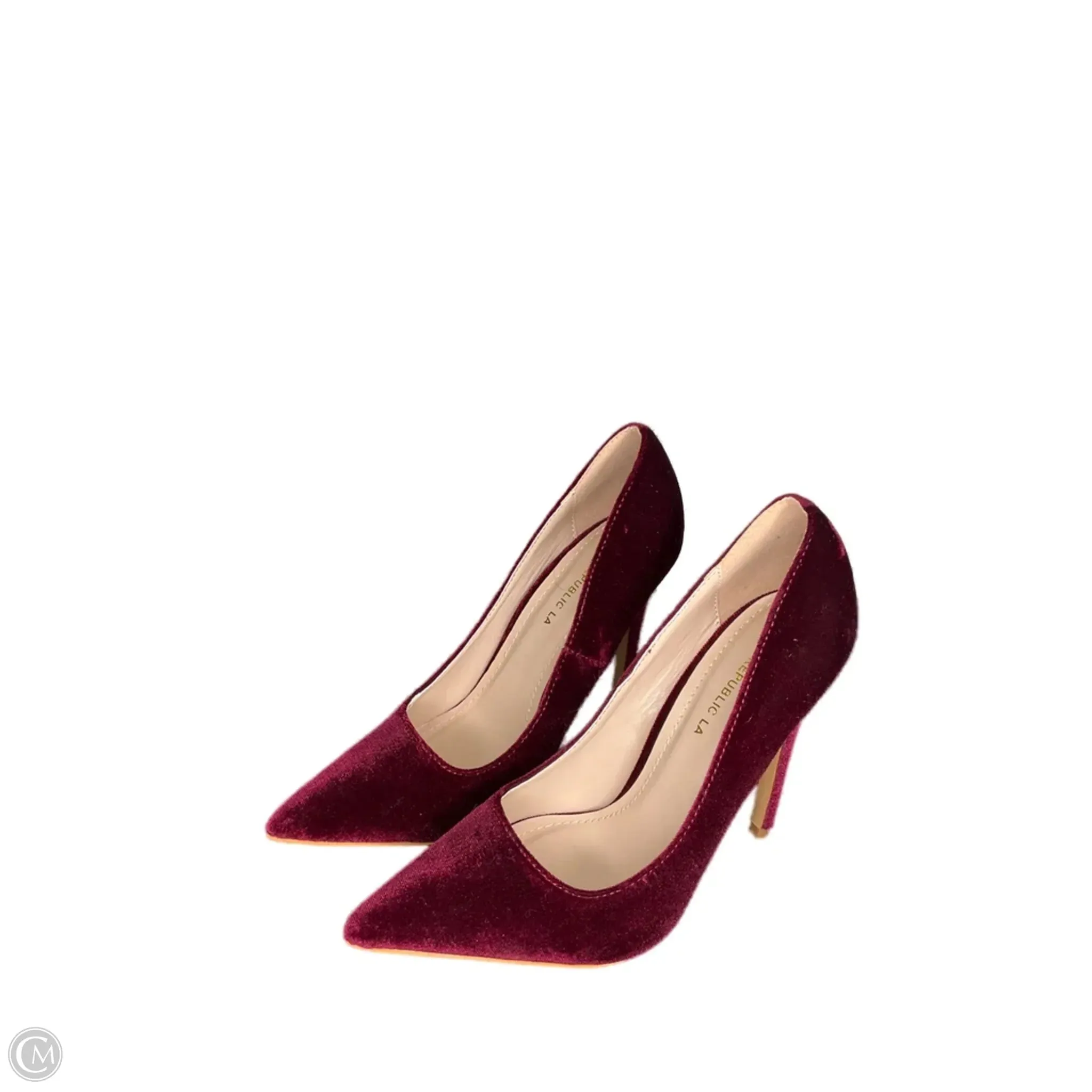 Shoes Heels Stiletto By Clothes Mentor In Maroon, Size: 7.5 Quick Drying