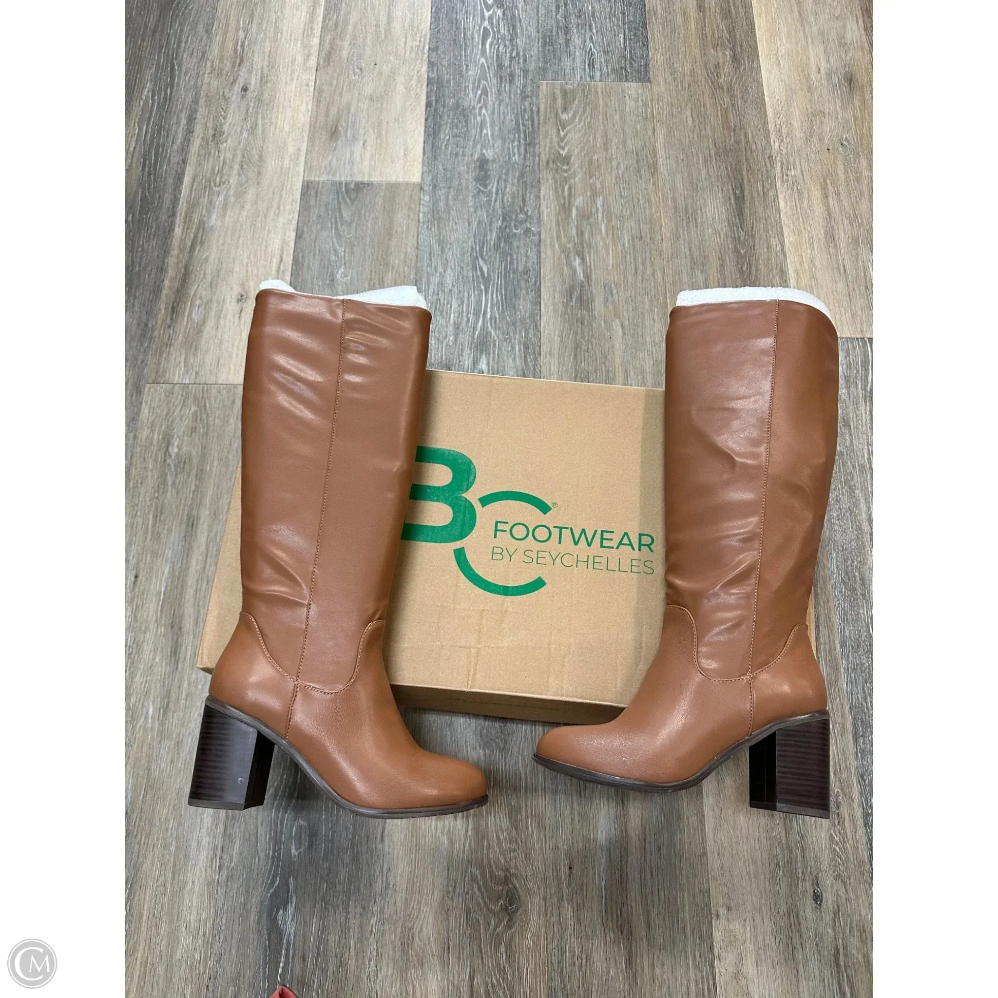Go-To Street Style Boots Knee Heels By Seychelles In Brown, Size: 6