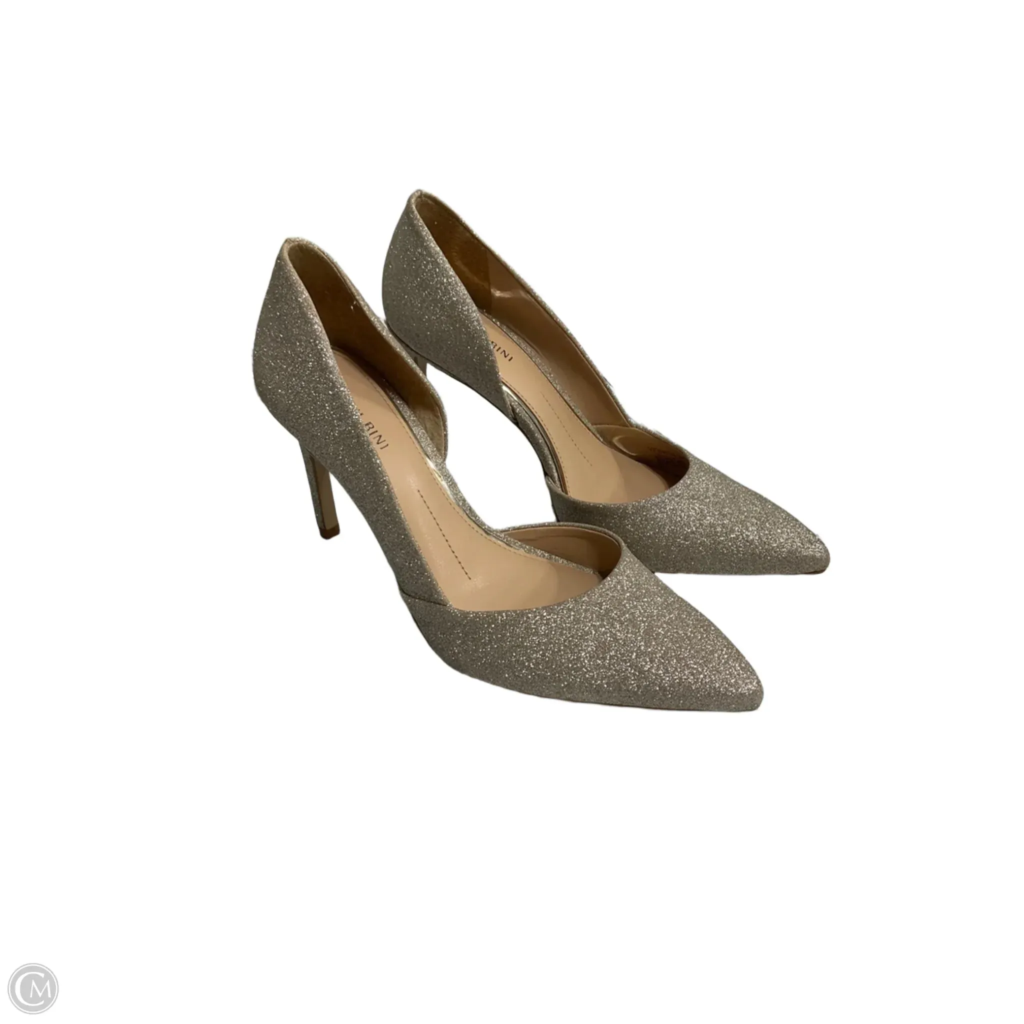 Textured Heels Shoes Heels Stiletto By Gianni Bini In Gold, Size: 8