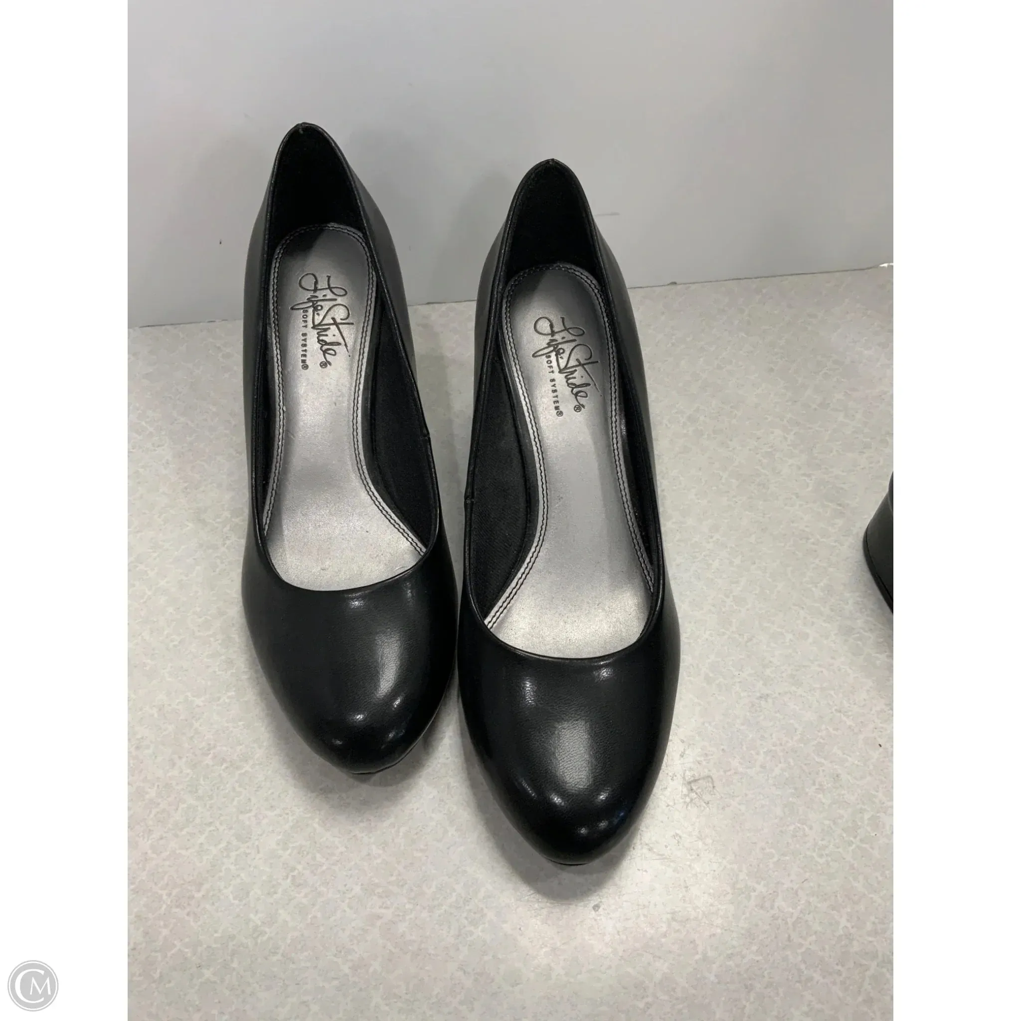 Power Piece Wedding Party Shoes Shoes Heels Stiletto By Life Stride In Black, Size: 8.5