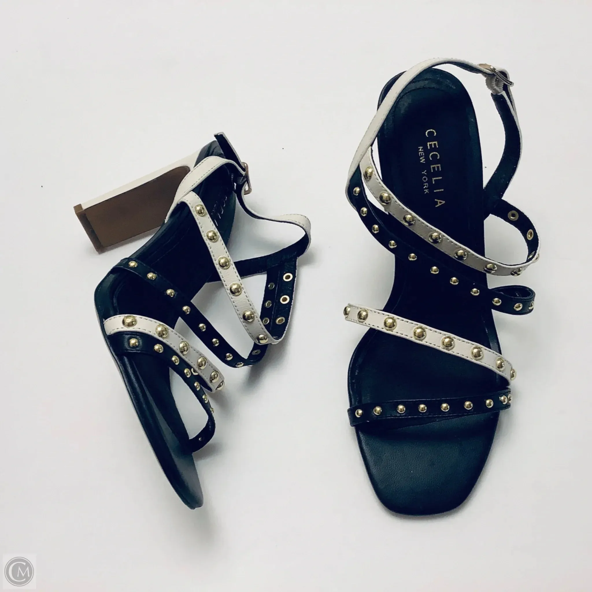 Occasion Shoes Shoes Heels Block By Cmc In Black & White, Size: 9