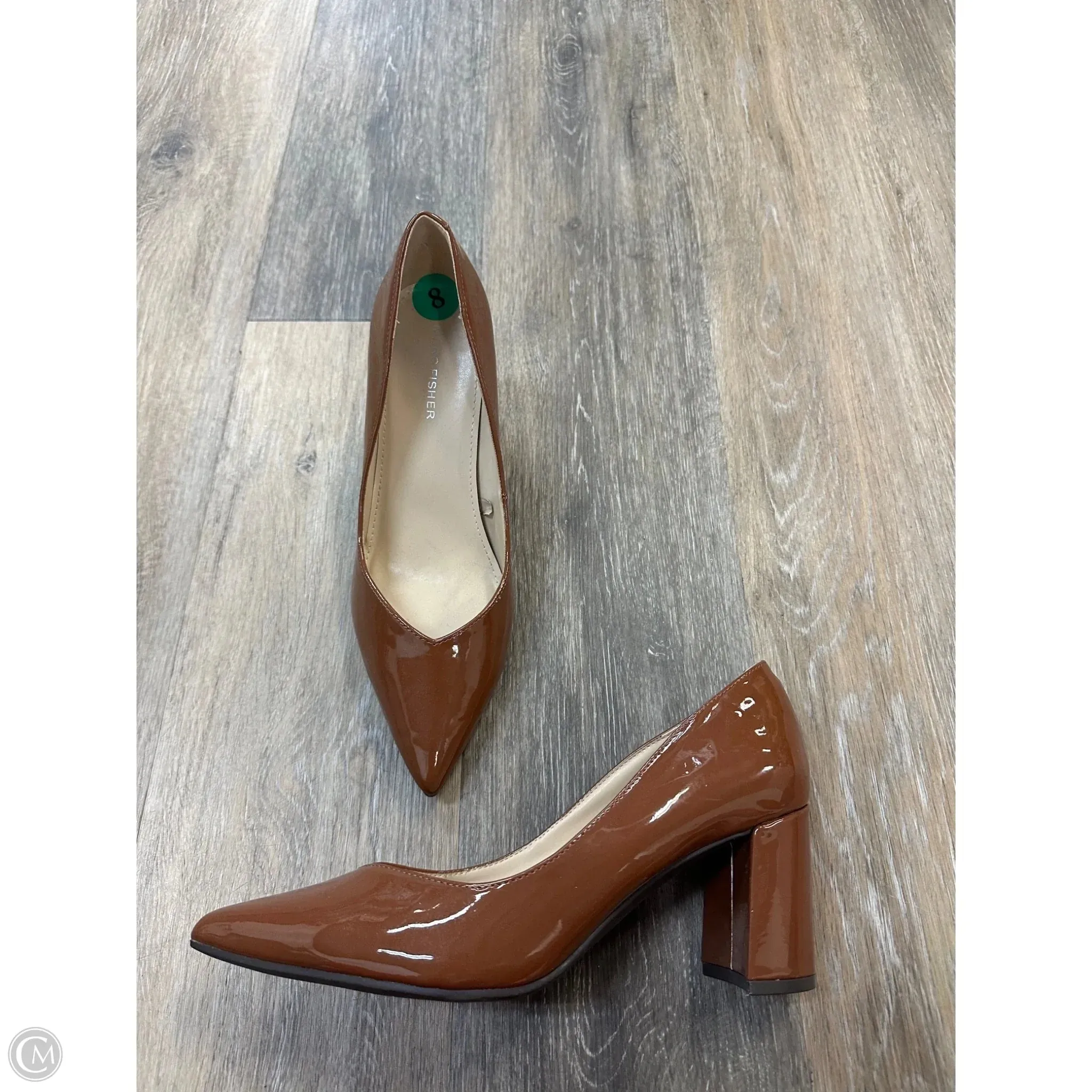 Shoes Heels Block By Marc Fisher In Brown, Size: 8 Flattering Fit Wide Strap Heels