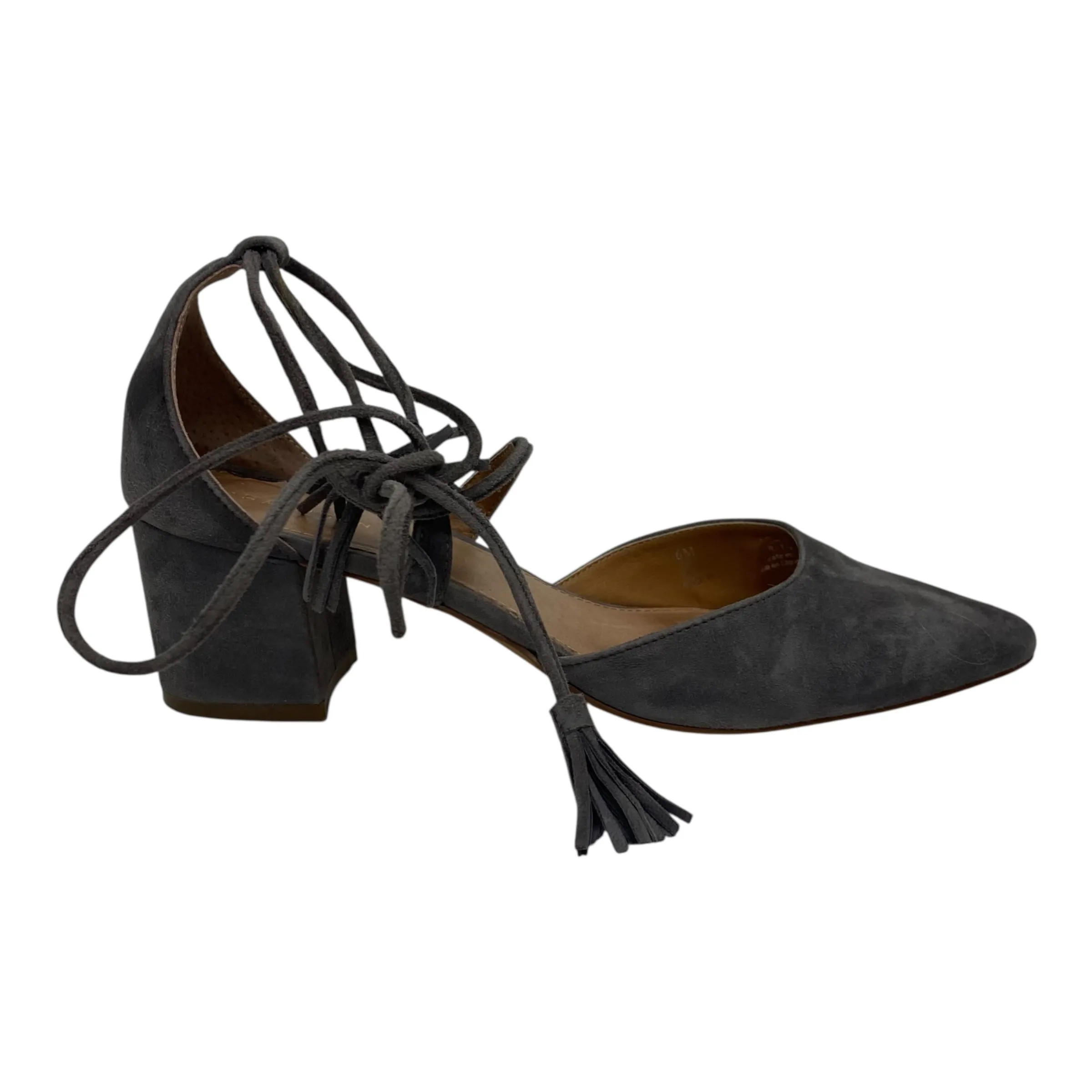 Shoes Heels Block By Halogen In Grey, Size:6 Ultra Soft mesh construction