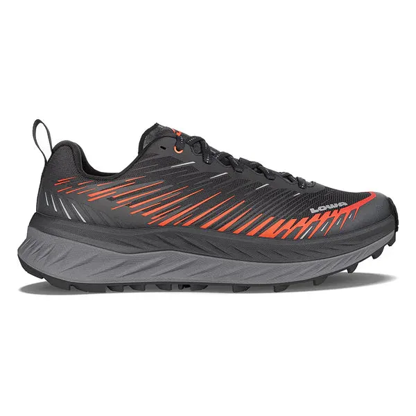 Men's Lowa Fortux Black/Flame Oleophobic Coating Tech