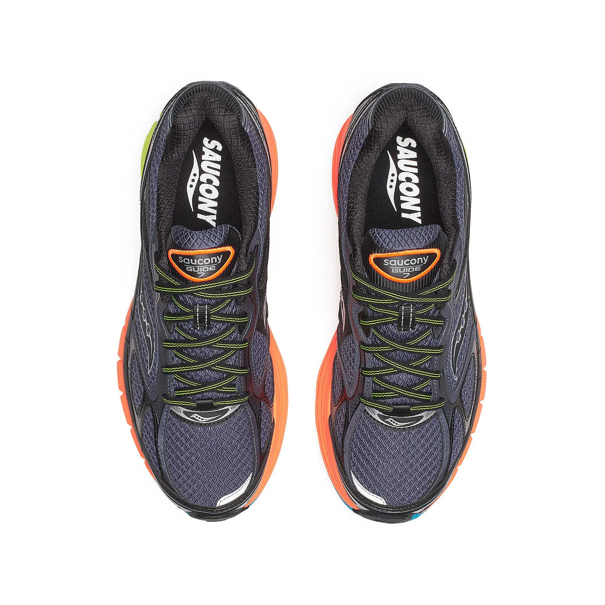 Saucony Mens Progrid Guide 7 Shoes rigid - upper - feature shoes