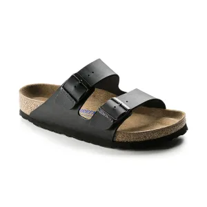 Men's Arizona Soft Footbed Black Birko-Flor Everyday Walking Shoes Quick Outing