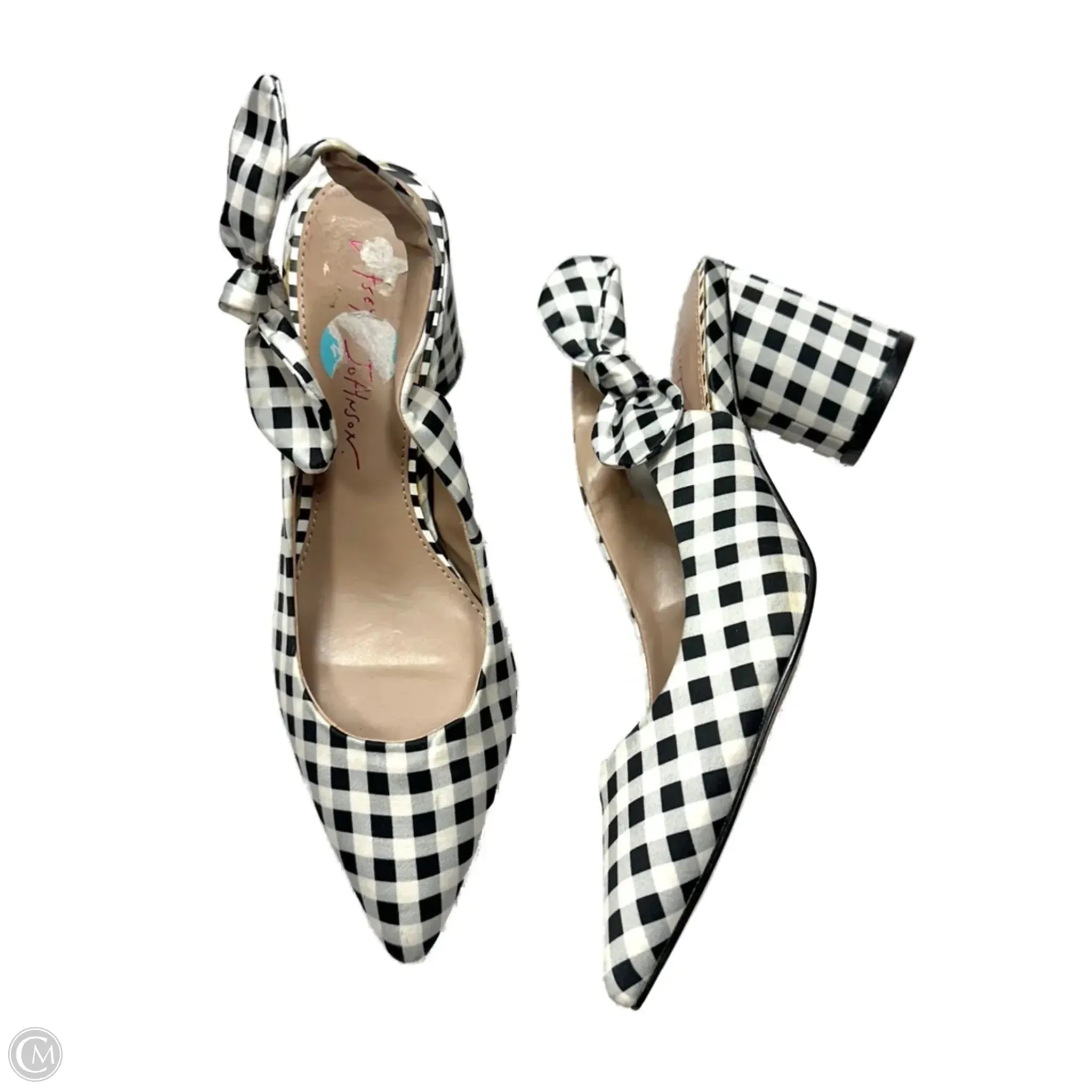 Shoes Heels Block By Betsey Johnson In Black & White, Size: 6 Street Glam