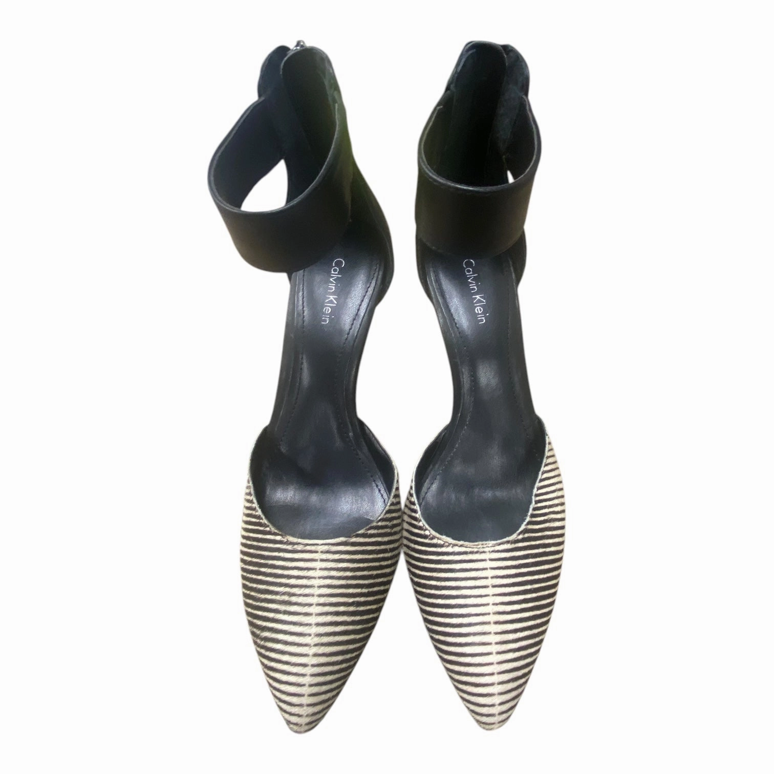 Shoes Heels Stiletto By Calvin Klein In Black & White, Size: 7.5 formal dress shoes